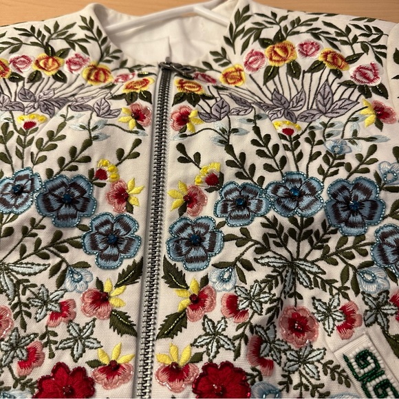 Alice + Olivia Yardley Jacket Embroidered and Beaded Size XS NWT - Picture 5 of 11